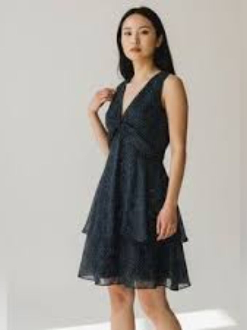 ☆ BANANA REPUBLIC Satin Polka Dot Dress